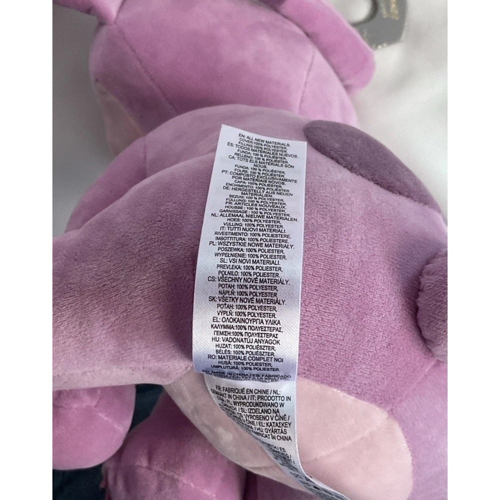 Disney Store Lilo & Stitch Angel 13" Plush Stuffed Pink  Purple‎ Alíen - Picture 5 of 6
